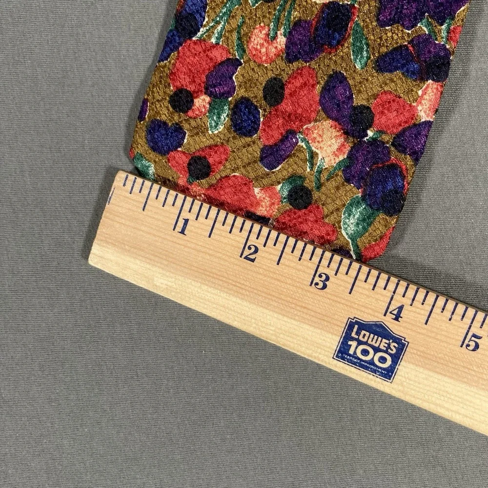 Emanuel Ungaro Paris Silk Tie Colorful‎ Abstract USA Made Designer Necktie